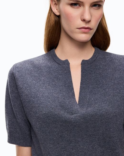 Pinko Blue V-Neck Sweater