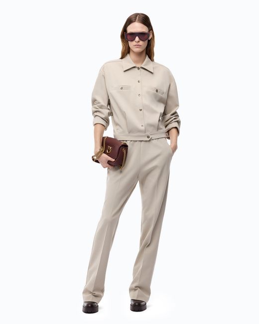 Pinko White Relaxed-Fit Overshirt