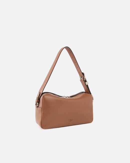 Pinko White Medium Crossbody Boston Bag