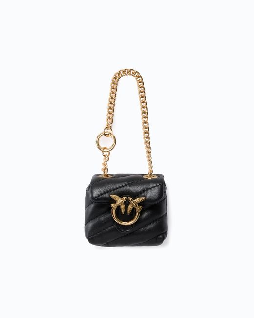 Pinko White Nano Love Bag Puff Accessory