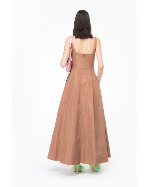 Pinko Brown Midi Dress
