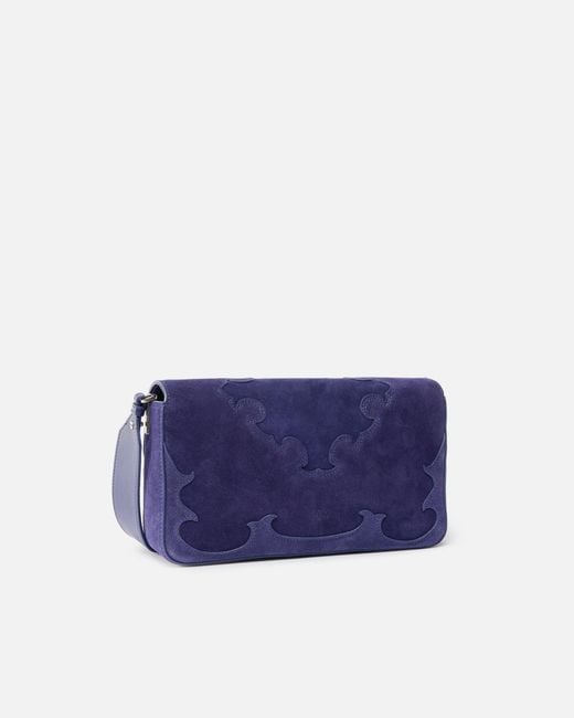 Pinko Blue Love Bag One Slouchy Medium Shoulder Bag