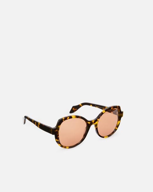 Pinko White Oversize Sunglasses