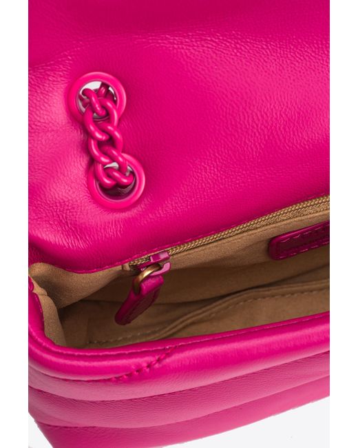 Baby Love Bag Puff Color Block di Pinko in Pink