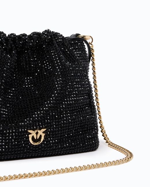 Borsa Secchiello A Spalla di Pinko in Black