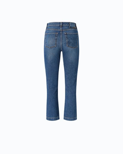 Vaqueros Slim Cropped Pinko de color Blue