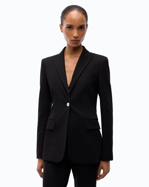 Pinko Black Single-Breasted Blazer