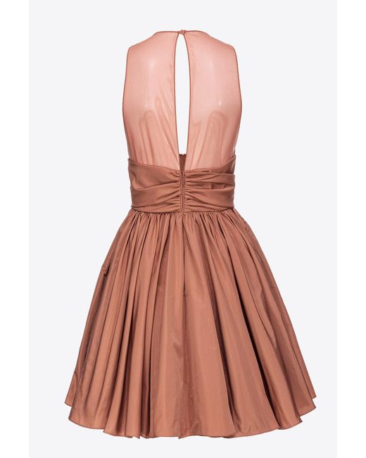 Pinko Brown Mini Dress
