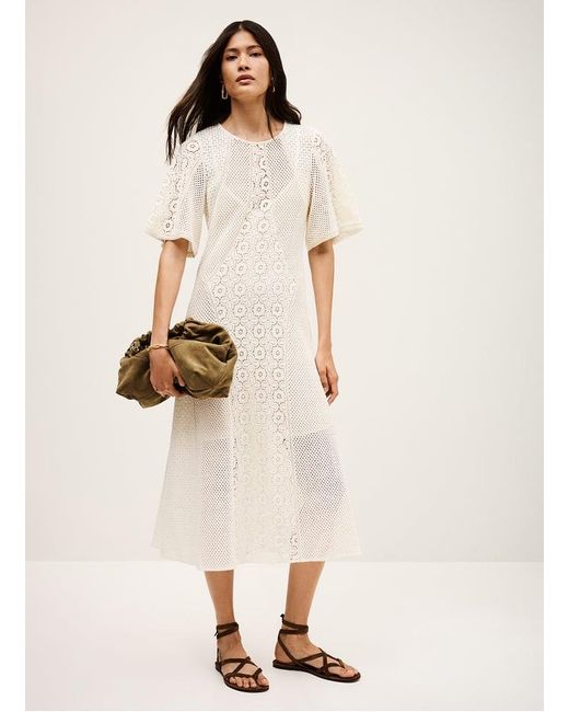 Robe Longue En Coton Femme Ba&sh en coloris Natural