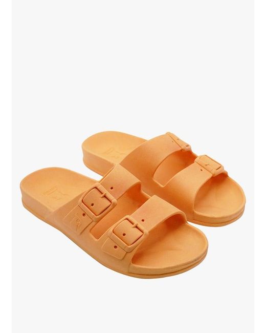 Sandales Plates Femme CACATOES en coloris Orange