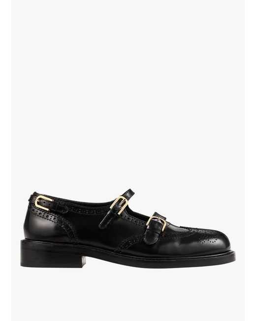 Derbies Ouvertes Multi-Boucles En Cuir Femme Sandro en coloris Black