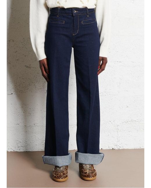 Jean Large Femme Liu Jo en coloris Blue