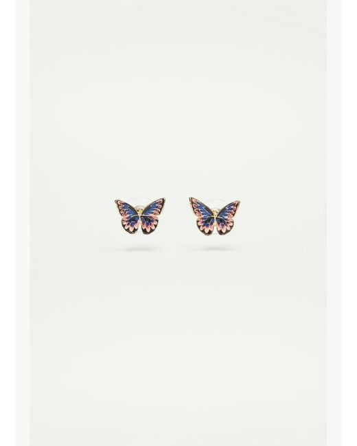Boucles D'Oreilles Papillon Du Japon Les Nereides en coloris Multicolor