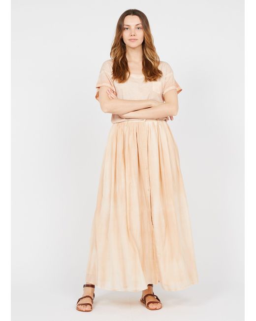 Jupe longue boutonnée en voile de coton Sessun en coloris Rose Lyst