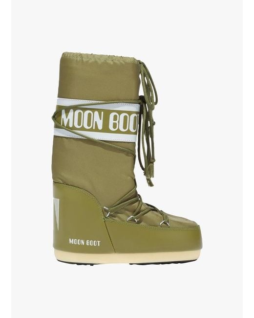 Bottes Avec Lacets Femme Moon Boot en coloris Green