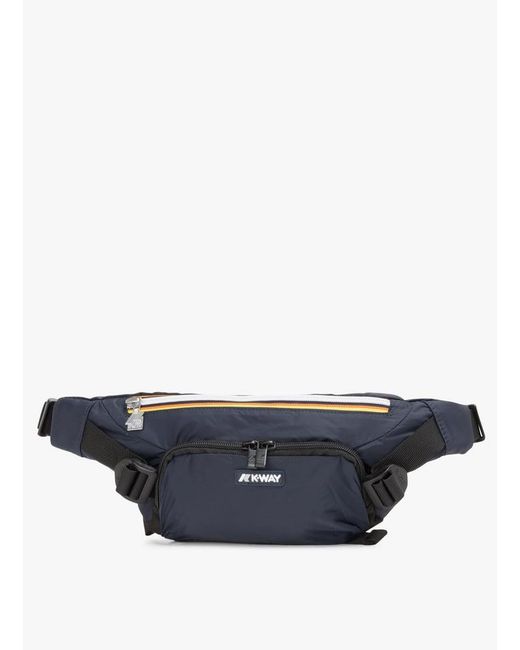 Sac Banane En Nylon Imperméable K-Way pour homme en coloris Blue