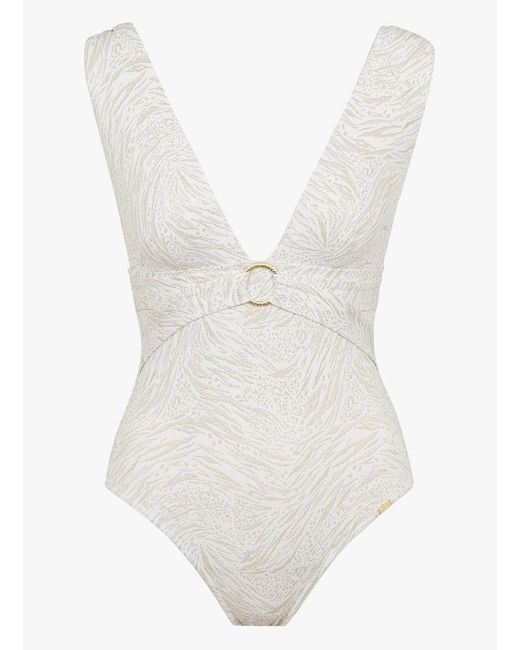 Maillot De Bain Une Pièce Livia en coloris White