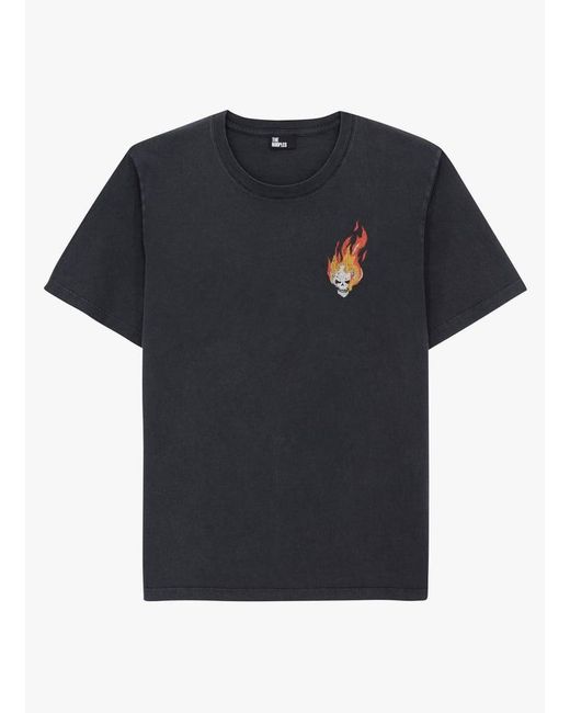 Tee-Shirt'Sérigraphié En Coton The Kooples pour homme en coloris Black