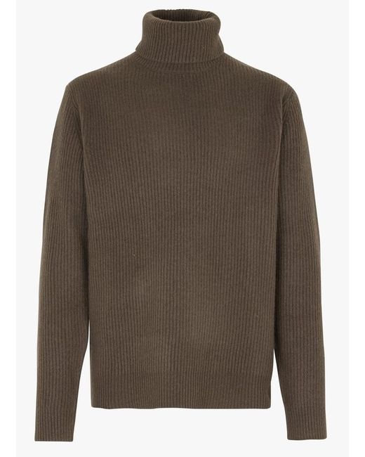 Pull Oversize Col Roulé En Laine Les Deux pour homme en coloris Brown