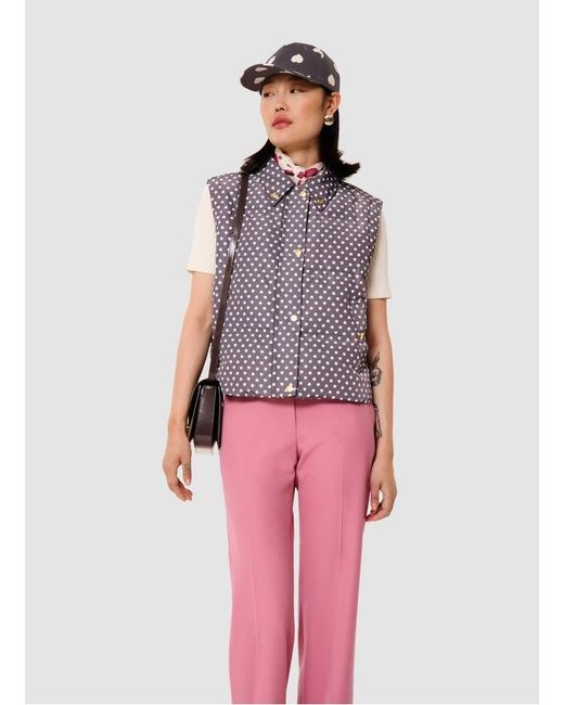 Doudoune Droite Sans Manches Femme Tara Jarmon en coloris Red