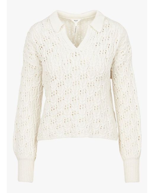 Pull Col Classique Ample Femme Object en coloris White