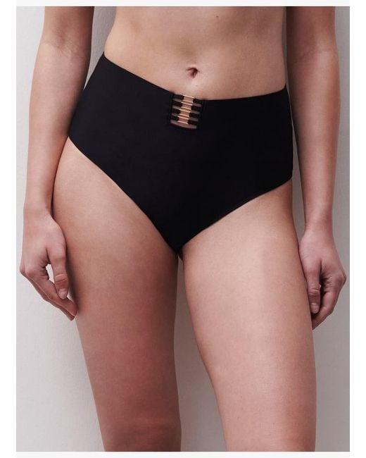 Culotte Taille Haute Chantelle en coloris Black