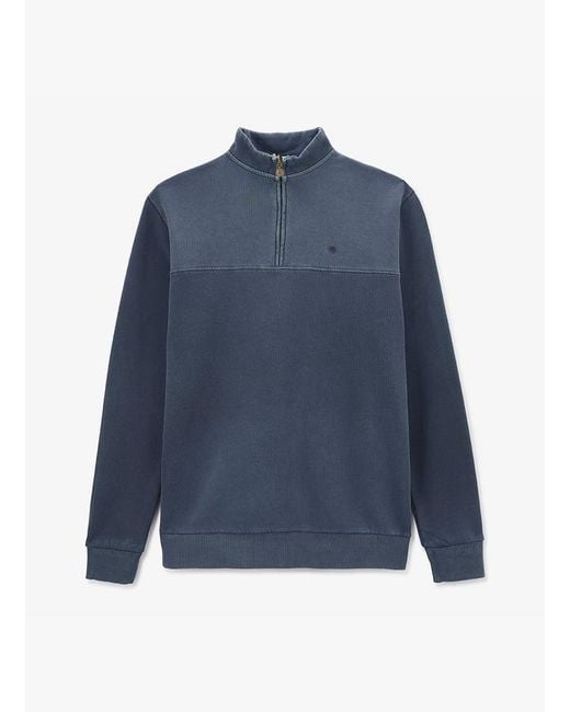 Sweat Avec Col Zippé Serge Blanco pour homme en coloris Blue