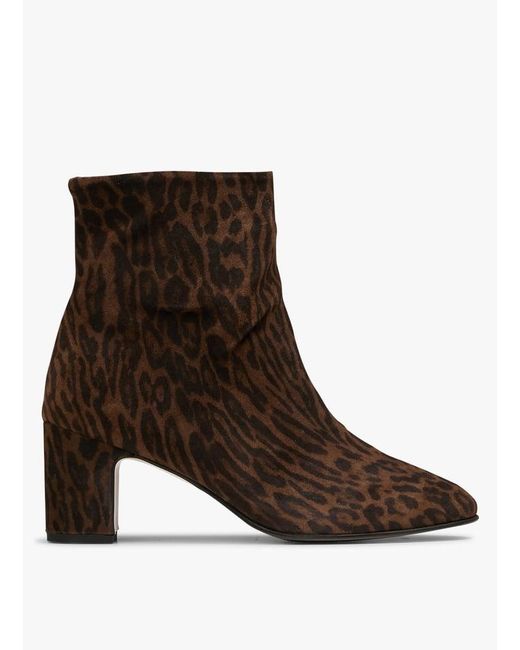 Bottines En Cuir Léopard Femme Anonymous Copenhagen en coloris Brown