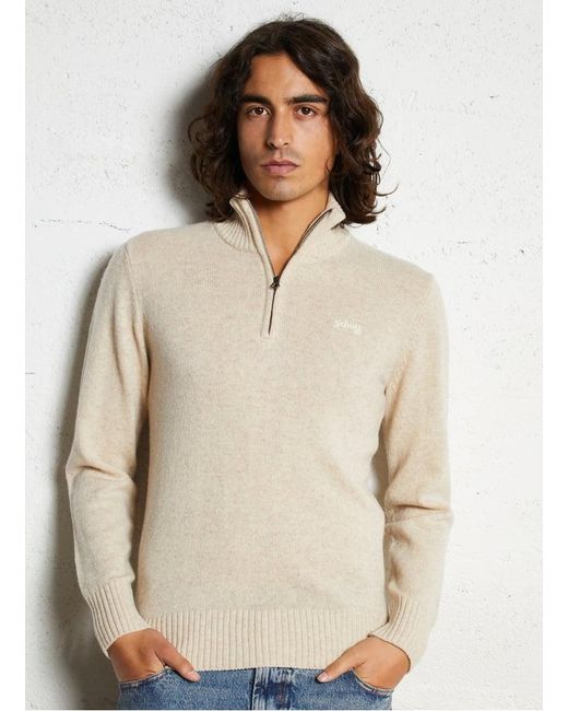 Pull Col Rond Solid pour homme en coloris Natural