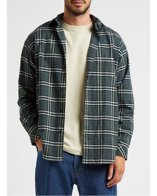 Chemise À Carreaux Col Classique En Coton Samsøe & Samsøe pour homme en coloris Gray