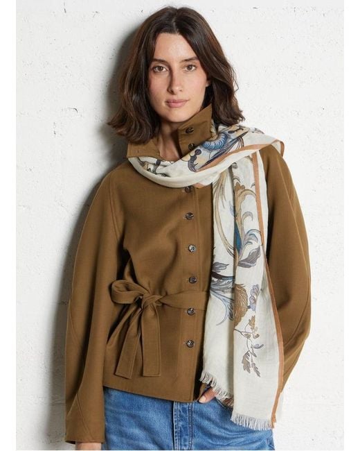 Foulard En Laine Inoui Edition en coloris Brown