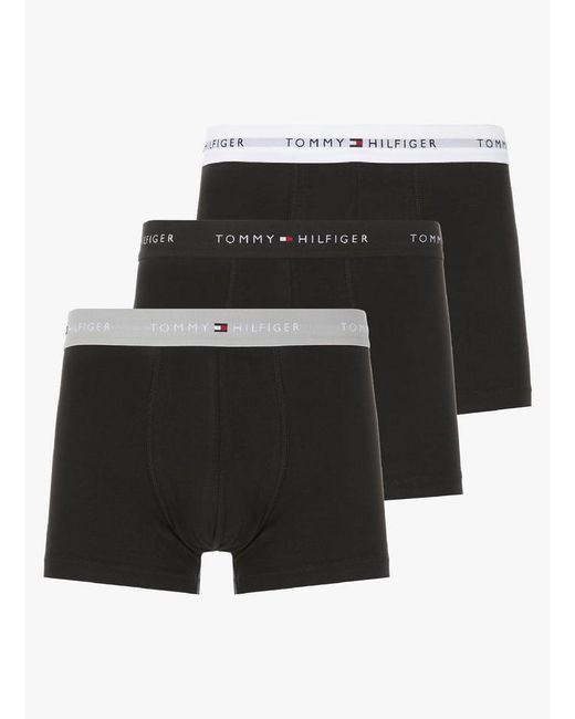 Lot De 3 Boxers En Coton Mélangé Tommy Hilfiger pour homme en coloris Black