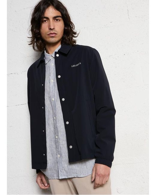 Veste Droite Les Deux pour homme en coloris Blue