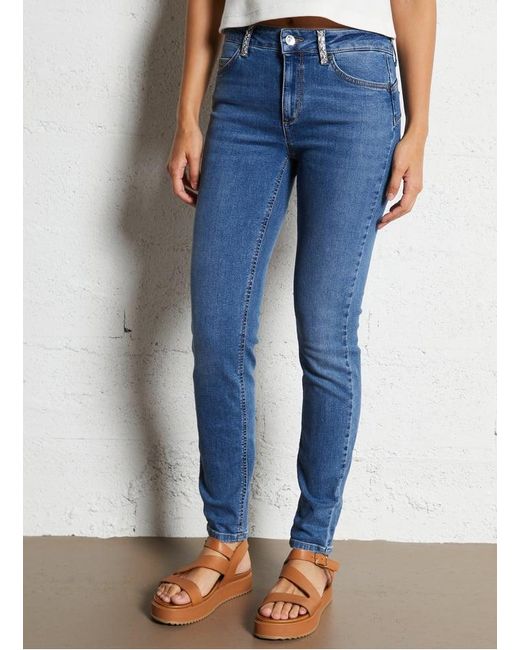 Jean Skinny En Coton Mélangé Femme Liu Jo en coloris Blue