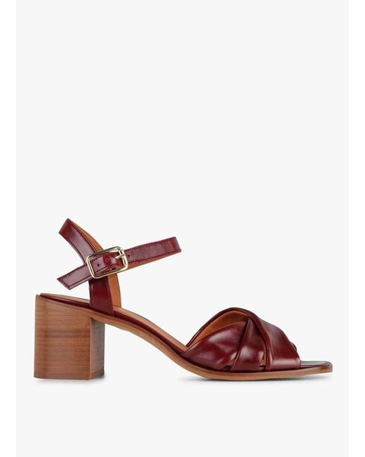 Sandales À Talons En Cuir Femme Maison Toufet en coloris Brown