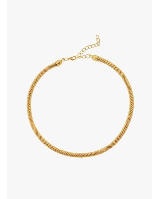 Collier Ras De Cou En Laiton Hipanema en coloris White