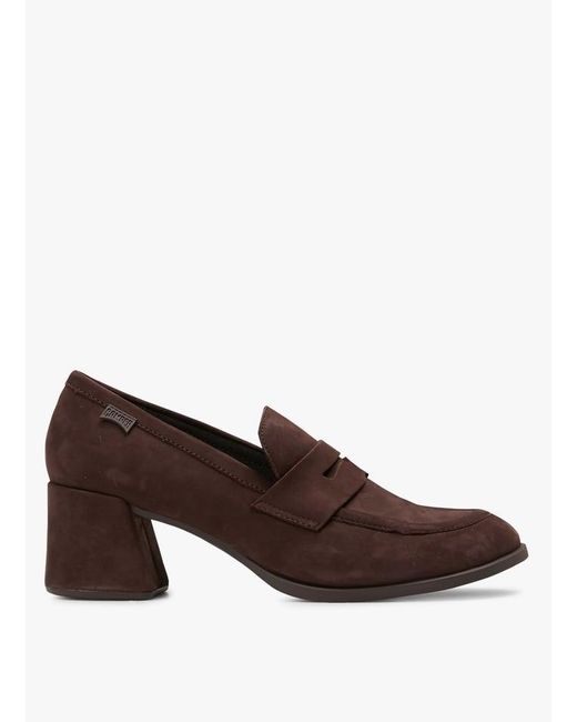 Mocassins En Cuir Femme Camper en coloris Brown