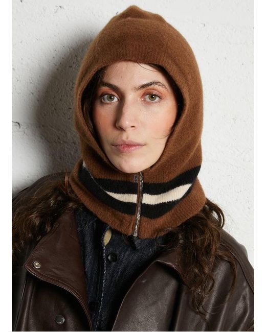 Capuche En Laine Mélangée Bellerose en coloris Brown