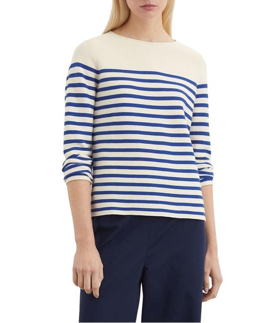 Pull Col Rond En Coton Femme Marc O' Polo en coloris Blue