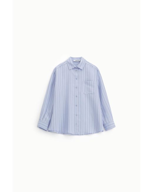 Chemise Rayée À Boutons Please en coloris Blue