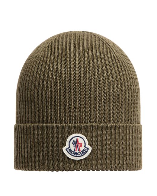 Moncler Green Berretto Classic Beanie for men