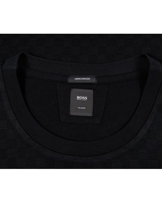 hugo boss mercerised