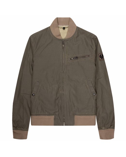 Belstaff Green Vintage Bomber Jacket for men