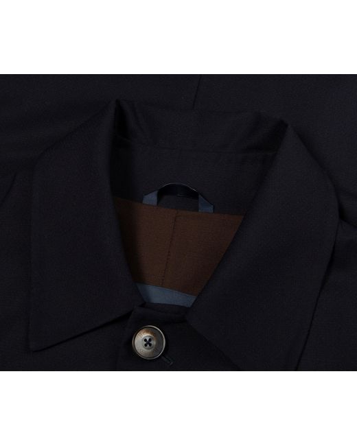 Herno Blue Light Weight Contrast Lining 3/4 Jacket for men