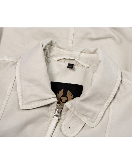 Belstaff Gray Chartsman Bomber Jacket for men