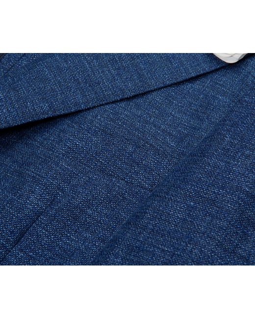 Boss Blue C-Hanry Linen Blazer for men