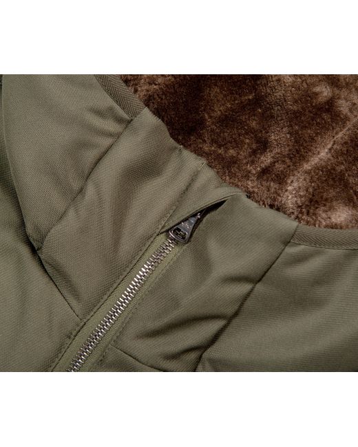 Paul & Shark Typhoon 20000 Short Jacket With Fur Green for men