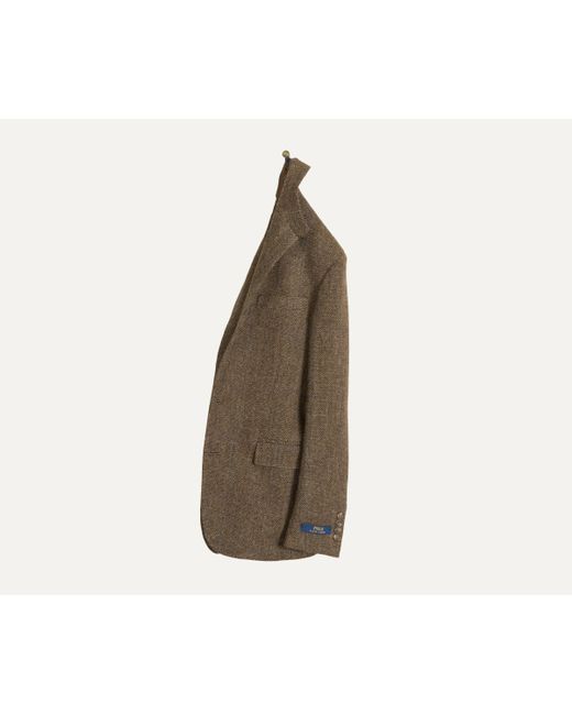 Ralph Lauren Unconstructed Tweed Blazer Brown/olive for men