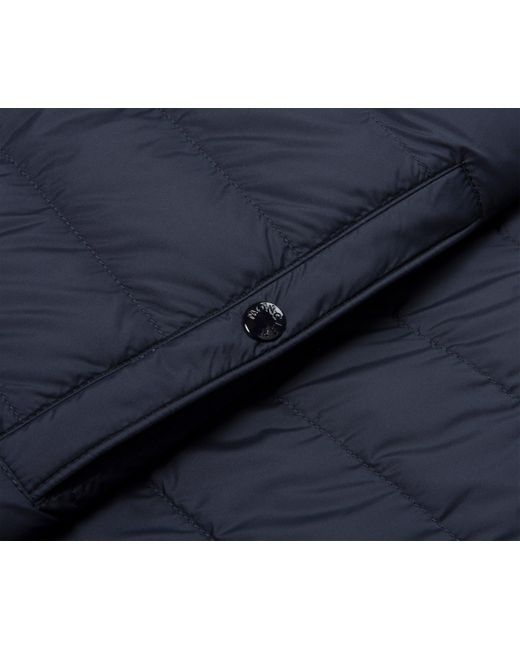 Moncler Black Guery Monogram Reversible Hooded Short Down Jacket for men