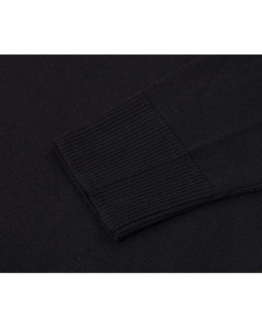 Belstaff Black Kilmington 1/4 Zip Jumper for men